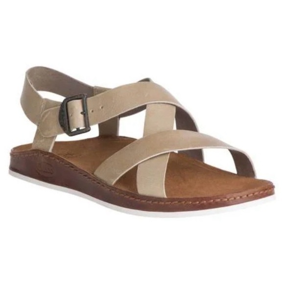 Chaco Shoes - Chaco Women's Beige Strappy Sandals Size 6